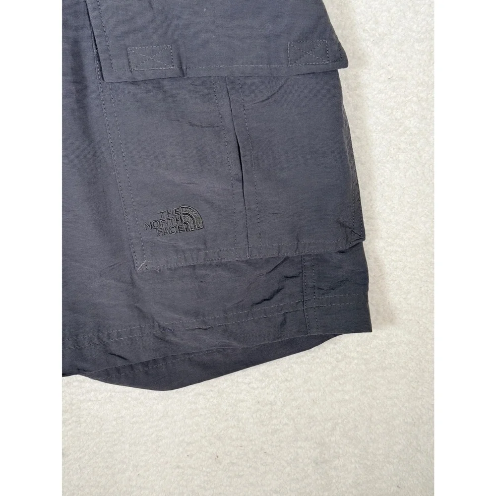 The North Face Belted Cargo Hiking Shorts Mens Gray Nylon XL Asphalt AU2D Trail
